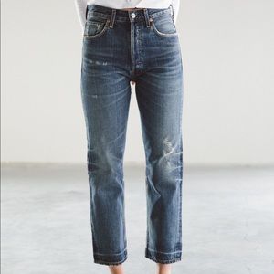 Citizens of Humanity Gia High Rise Ankle Straight Leg Jeans 31